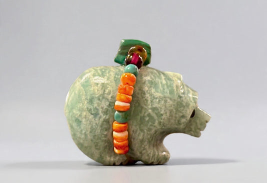 Amazonite Bear by Kateri Quandelacy Sanchez