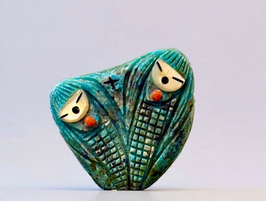 Alacran (Mexico) Turquoise Corn Maidens by Kateri Quandelacy Sanchez
