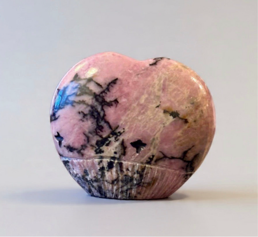 Rhodonite Heart Shaped Corn Maiden Twins by Kateri Quandelacy Sanchez