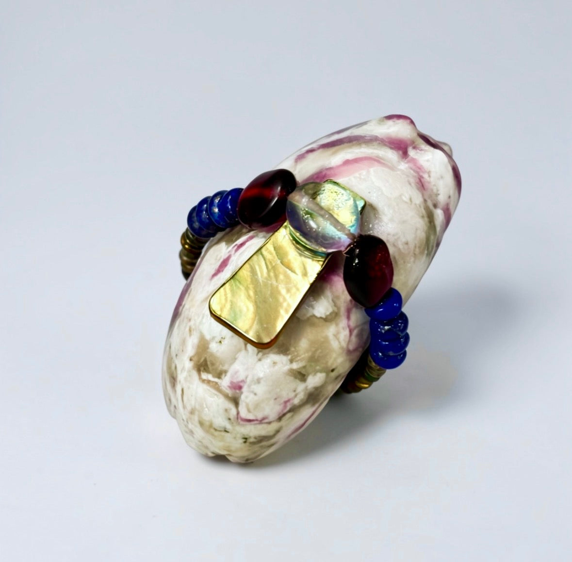 Ruby in Feldspar Bear by Kateri Quandelacy Sanchez