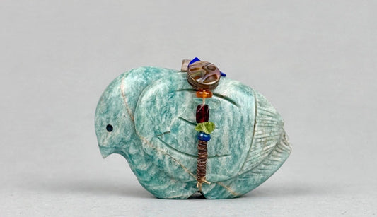 Amazonite Songbird by Kateri Quandelacy Sanchez