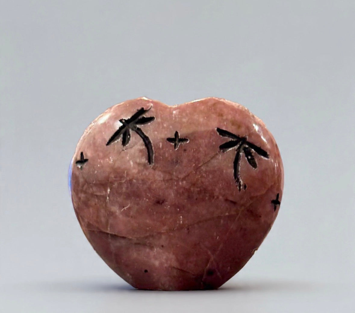 Rhodonite Heart Shaped Corn Maidens by Kateri Quandelacy Sanchez
