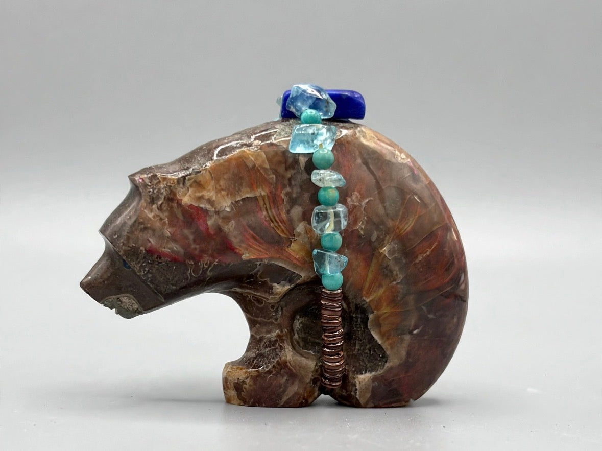 Ammolite Bear by Kateri Quandelacy Sanchez