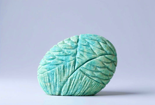 Amazonite Barn Owl by Kateri Quandelacy Sanchez