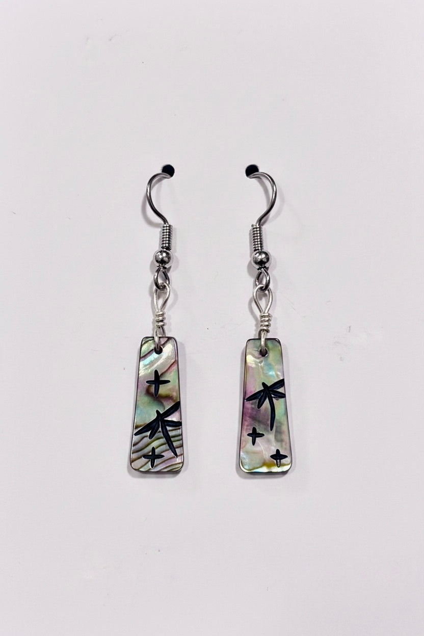 Abalone Earrings by Kateri Quandelacy Sanchez