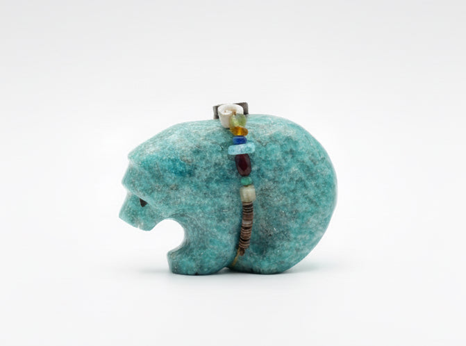 Amazonite Bear by Kateri Quandelacy Sanchez