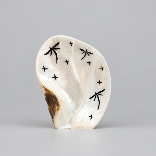 Black Lip Mother of Pearl Corn Maidens by Kateri Quandelacy Sanchez