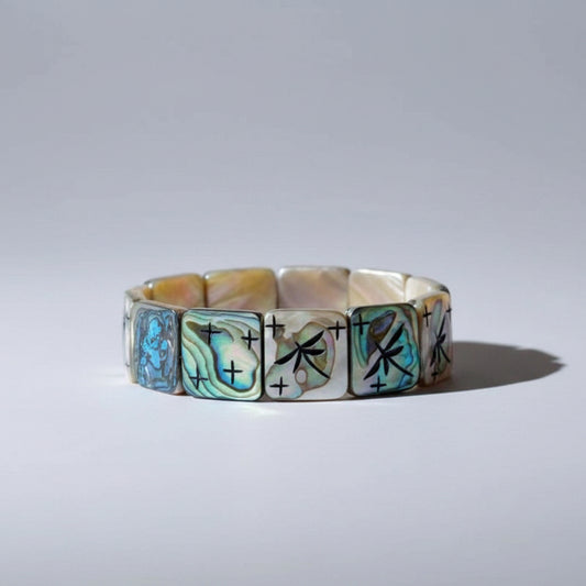 Abalone Dragonfly Women’s Bracelet by Kateri Quandelacy Sanchez