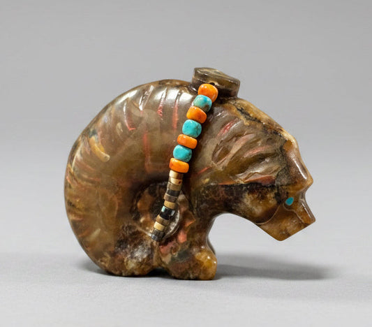 Ammolite Bear by Kateri Quandelacy Sanchez