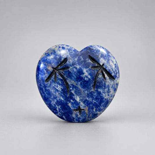 Lapis Heart Shaped Corn Maidens by Kateri Quandelacy Sanchez