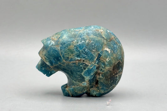Apatite Corn Maiden and Bear by Kateri Quandelacy Sanchez