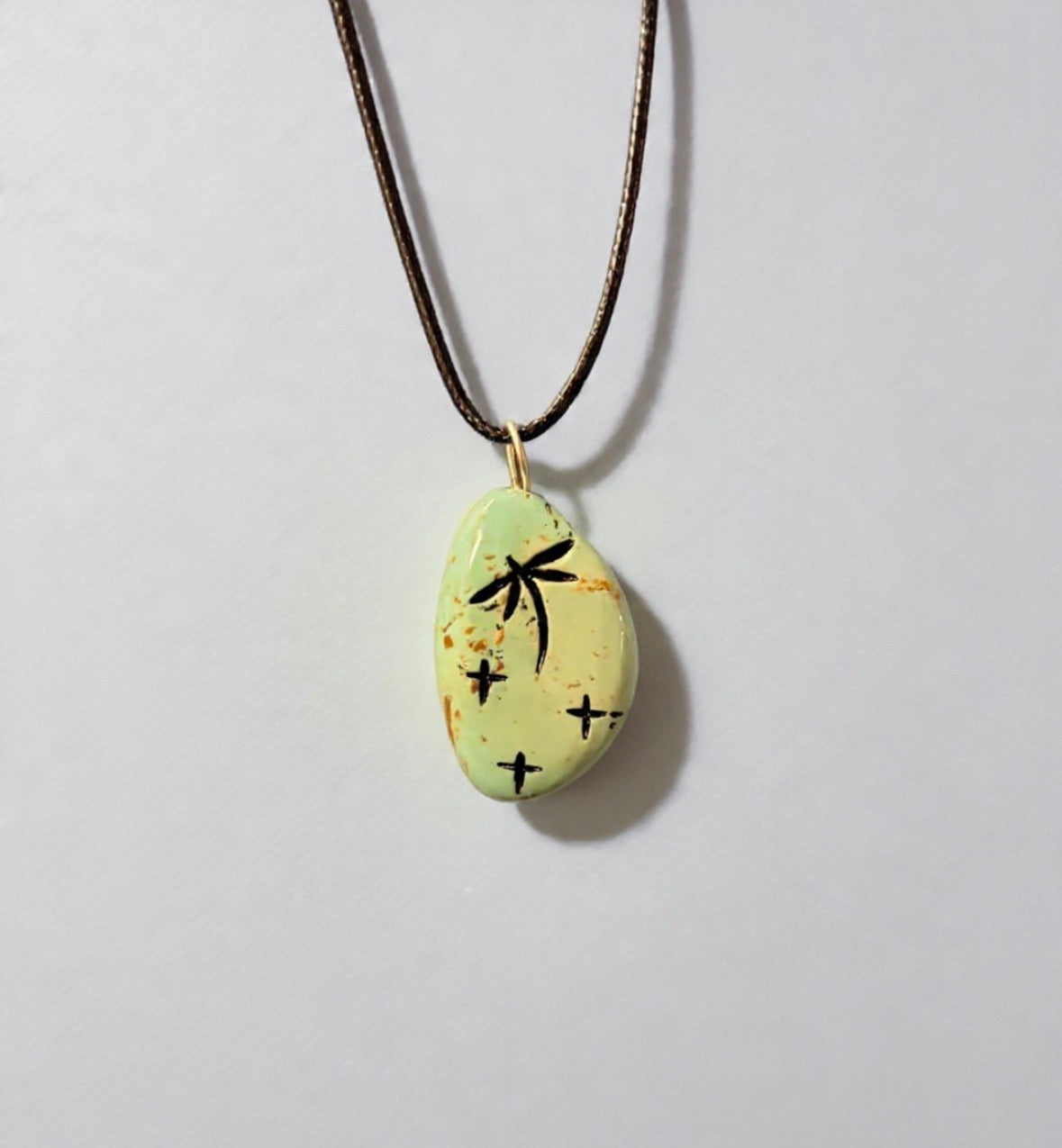 Elisa Turquoise Corn Maiden Pendant by Kateri Quandelacy Sanchez