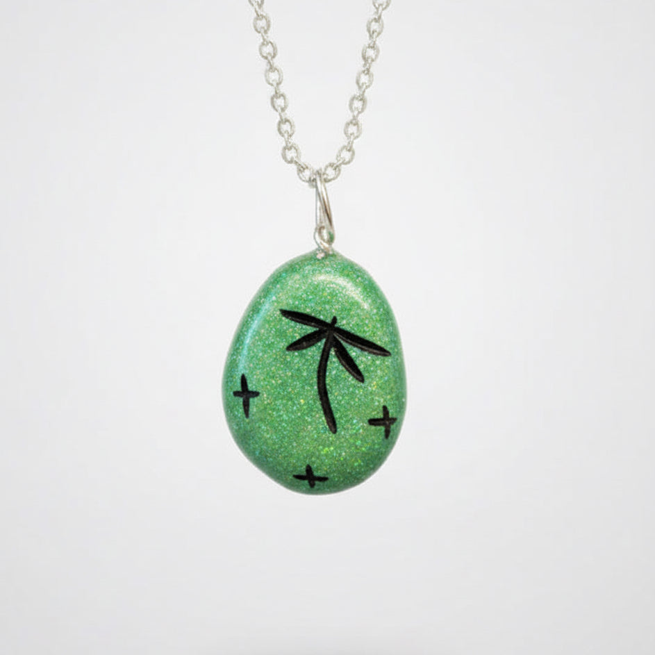 Elisa Turquoise Corn Maiden Pendant by Kateri Quandelacy Sanchez
