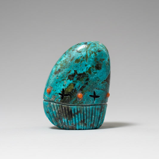 Kingman Turquoise Corn Maiden by Kateri Quandelacy Sanchez