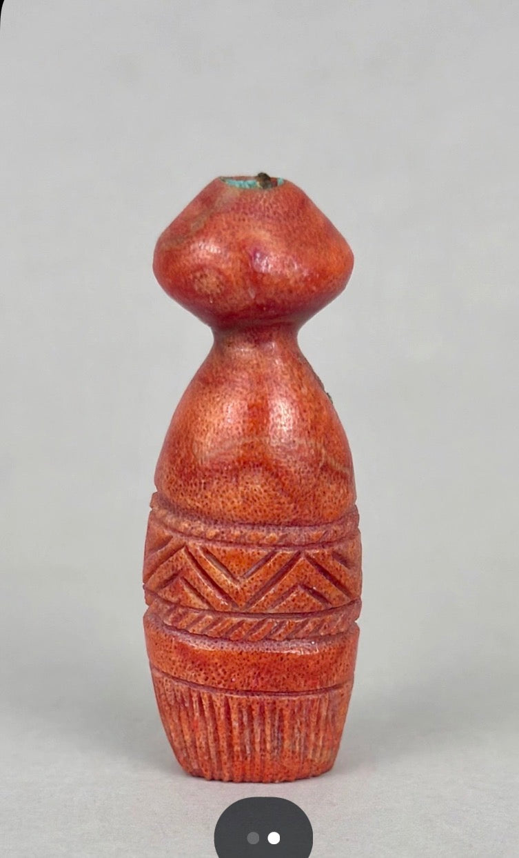 Apple Coral Olla Corn Maiden by Kateri Quandelacy Sanchez