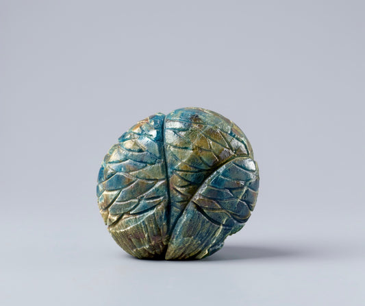 Apatite Sleeping Owl by Kateri Quandelacy Sanchez