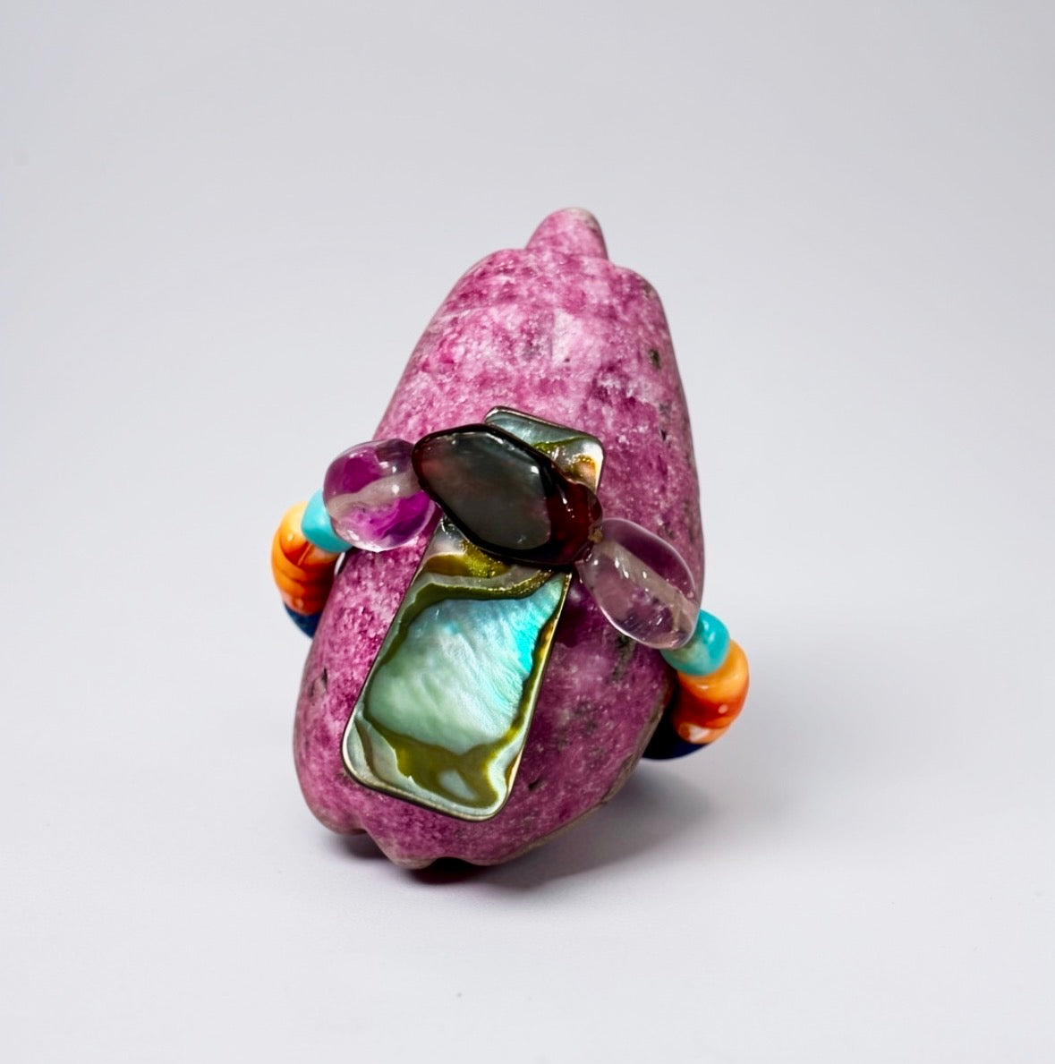 Ruby in Zoisite Bear by Kateri Quandelacy Sanchez