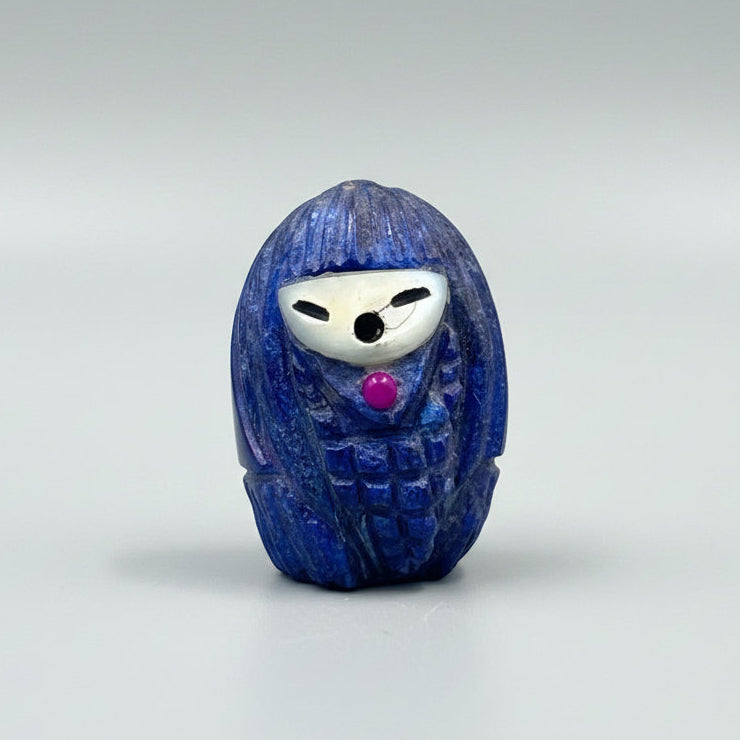Mini Sodalite Corn Maiden by Kateri Quandelacy Sanchez