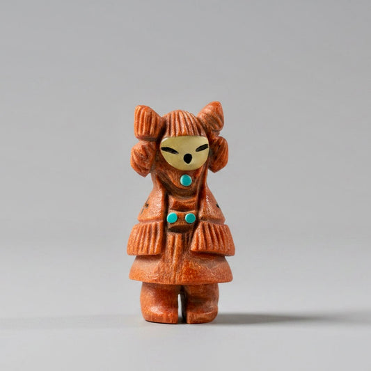 Apple Coral Hopi Dancer by Kateri Quandelacy Sanchez
