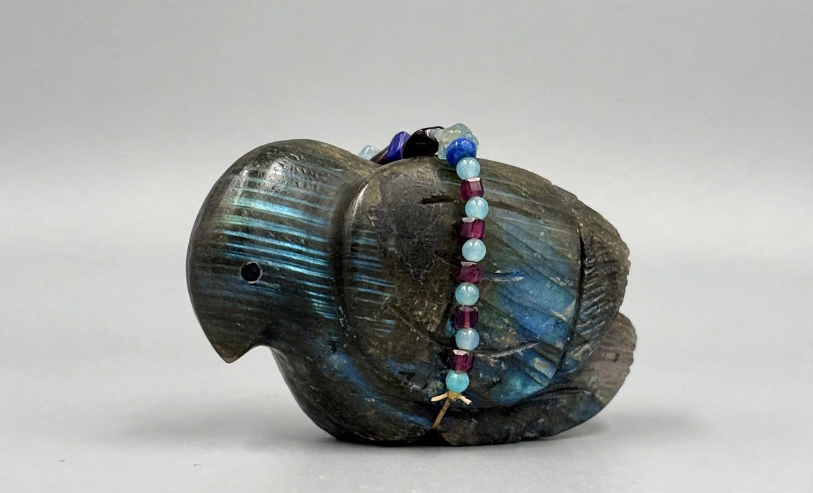 Labradorite Songbird by Kateri Quandelacy Sanchez