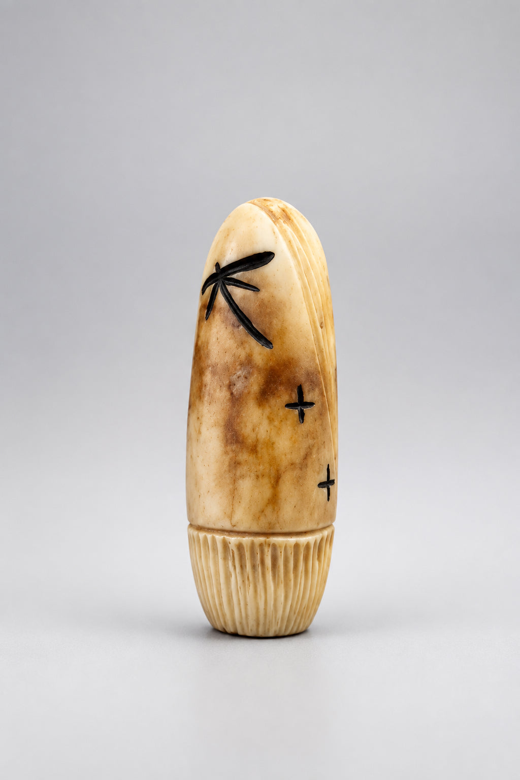 Fossilized Ivory Corn Maiden by Kateri Quandelacy Sanchez
