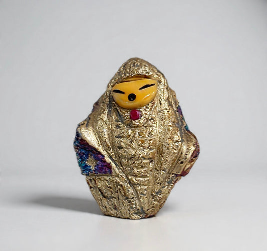 Chalcopyrite (peacock ore) Corn Maiden by Kateri Quandelacy Sanchez