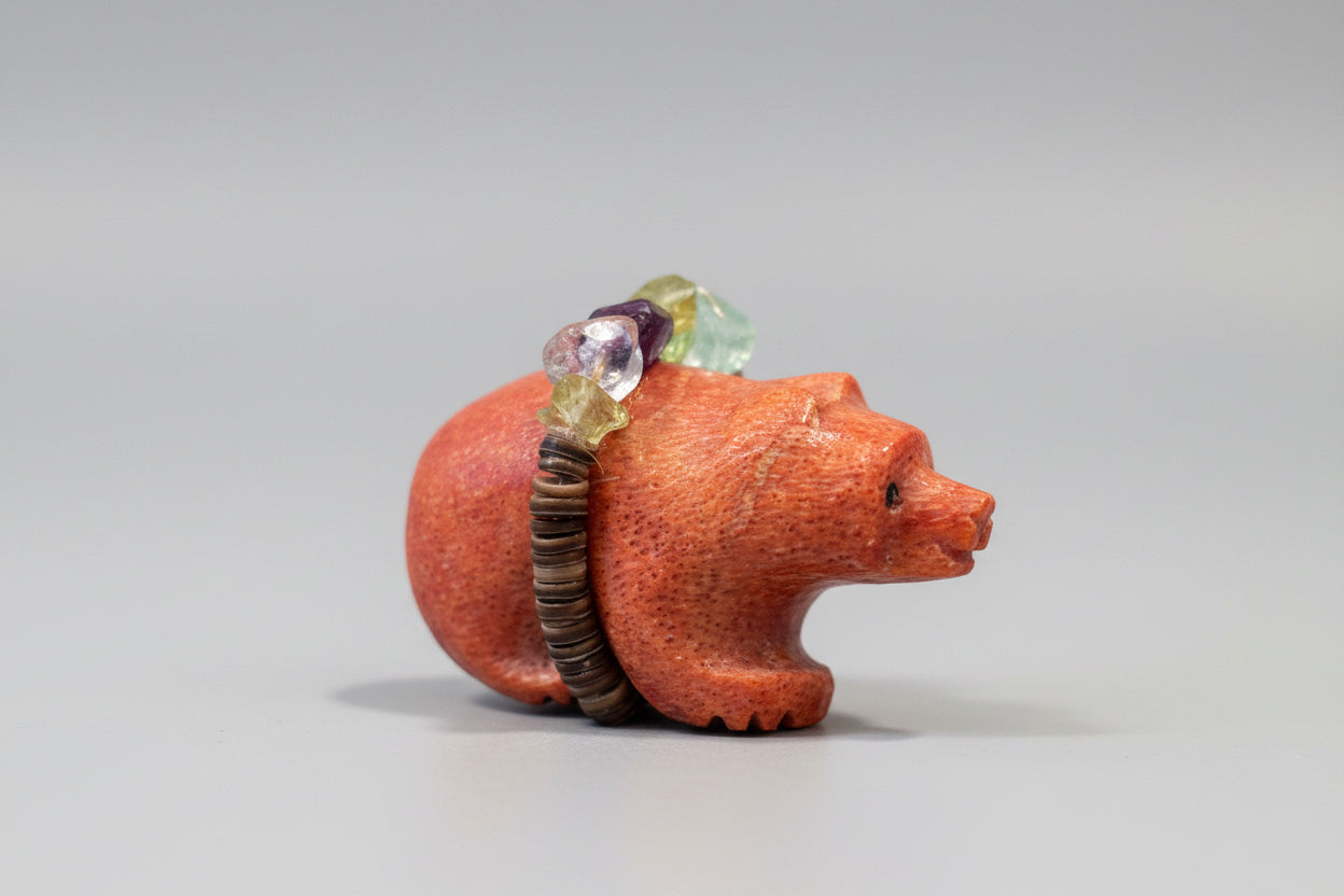 Apple Coral Bear by Kateri Quandelacy Sanchez