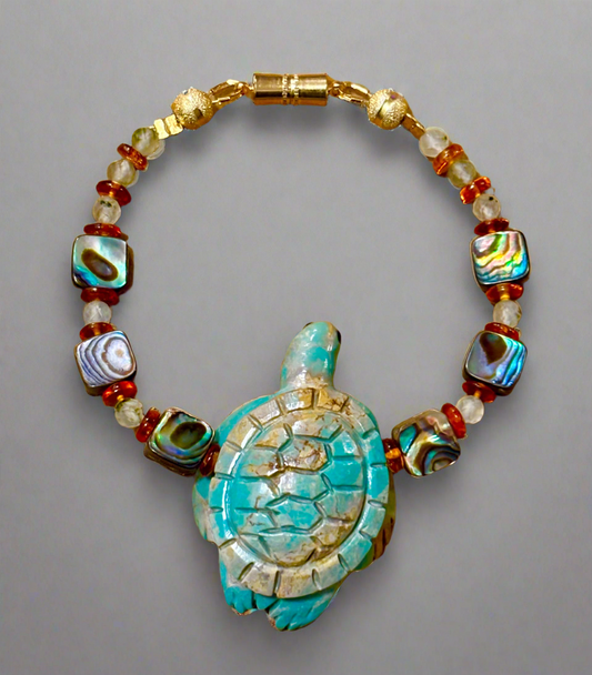 Sea Turtle Bracelet by Kateri Quandelacy Sanchez