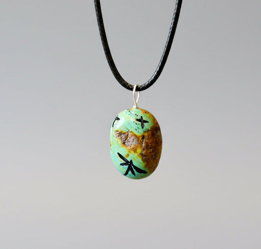 Campo Frio Turquoise Pendant by Kateri Quandelacy Sanchez