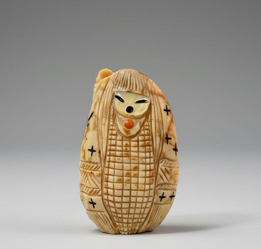 Seashell Corn Maiden by Kateri Quandelacy Sanchez