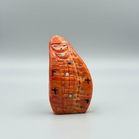 Orange Spiny Oyster Corn Maiden by Sandra Quandelacy