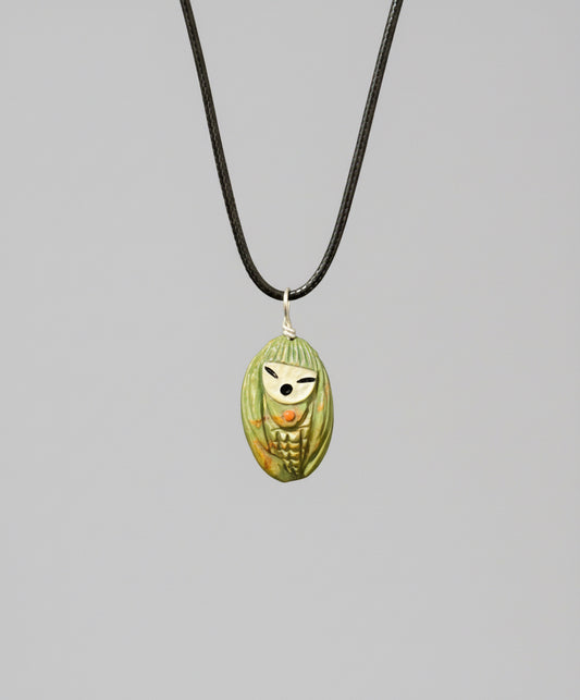 Campo Frio Turquoise Corn Maiden Pendant by Kateri Quandelacy Sanchez