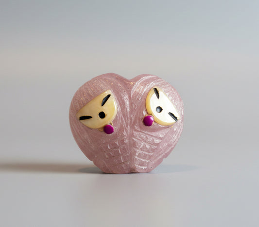 Purple Fluorite Heart Shaped Corn Maidens by Kateri Quandelacy Sanchez