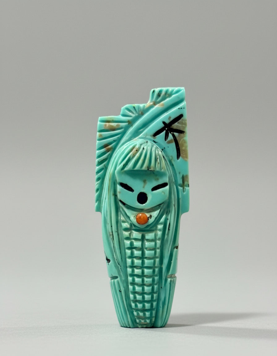 Elisa Turquoise Harvest Maiden by Kateri Quandelacy Sanchez