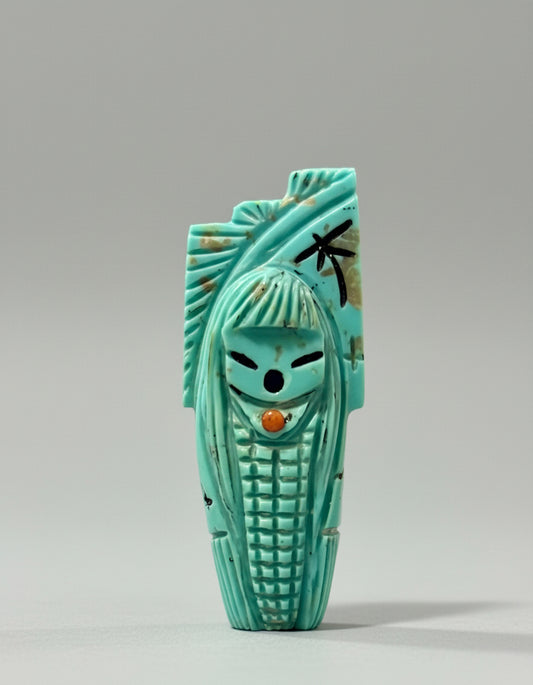 Elisa Turquoise Harvest Maiden by Kateri Quandelacy Sanchez