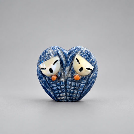 Lapis Heart Shaped Corn Maidens by Kateri Quandelacy Sanchez