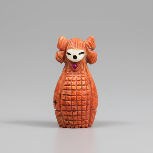 Apple Coral Hopi Corn Maiden by Kateri Quandelacy Sanchez