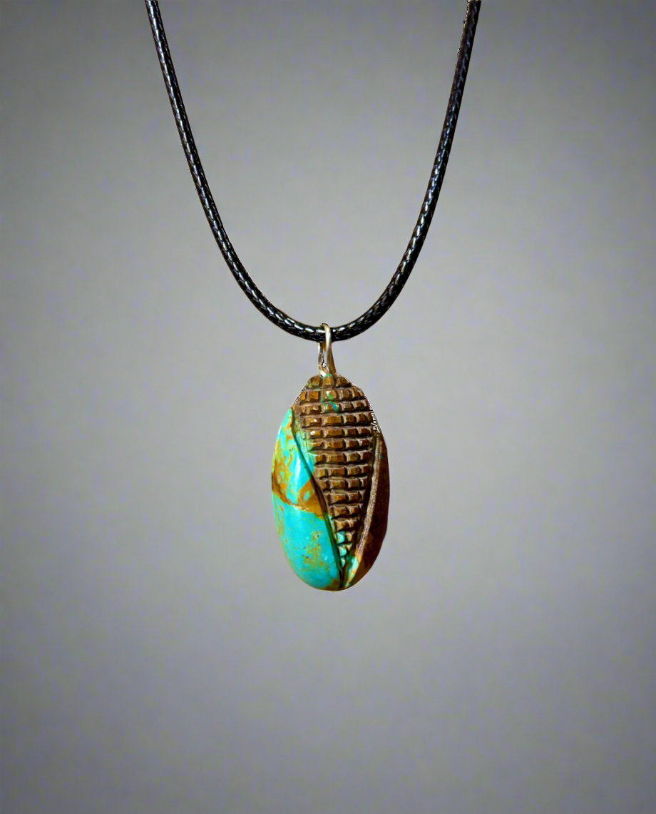 Corn Pendant by Kateri Quandelacy Sanchez