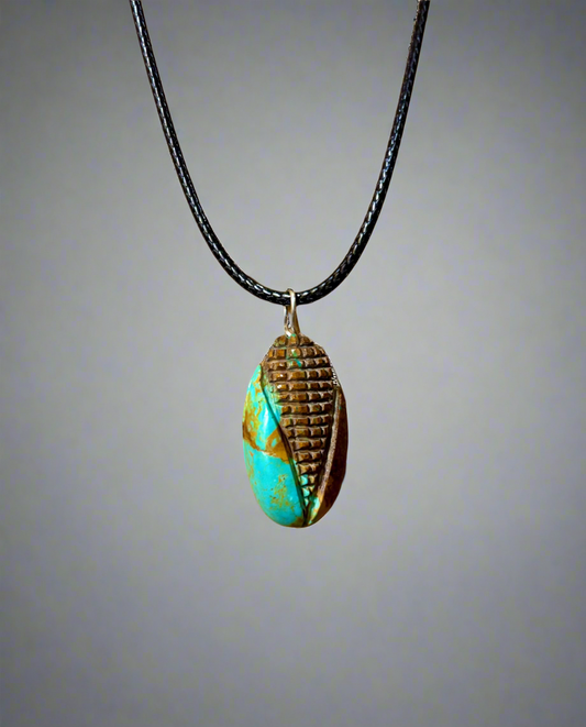 Corn Pendant by Kateri Quandelacy Sanchez