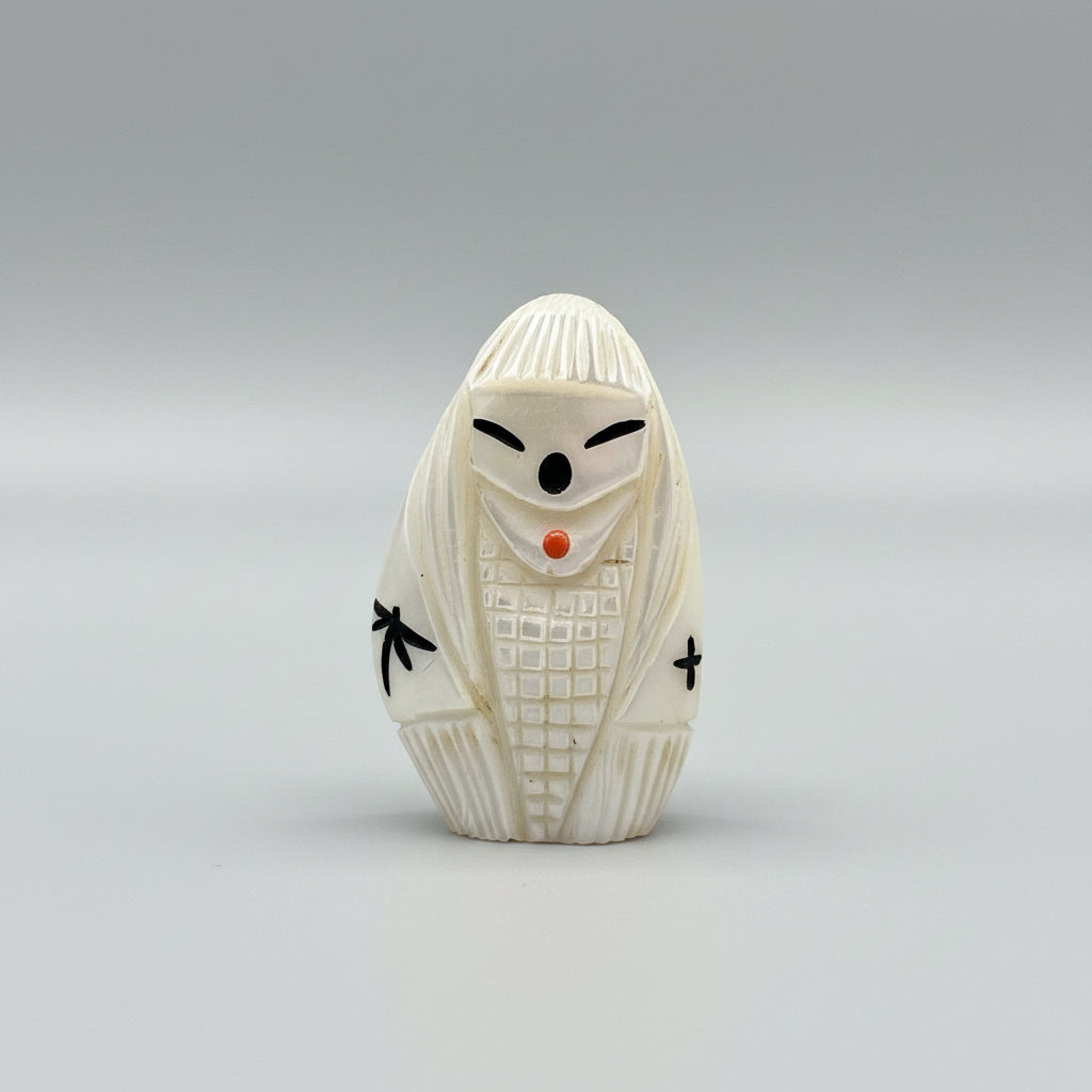 Mother of Pearl Corn Maiden by Kateri Quandelacy Sanchez