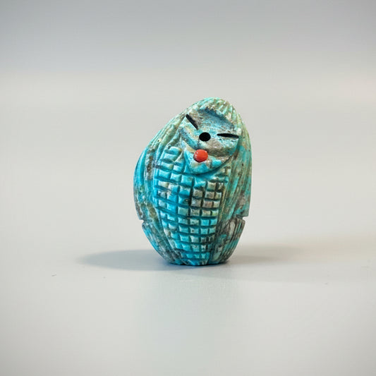 Kingman Turquoise Corn Maiden by Kateri Quandelacy Sanchez