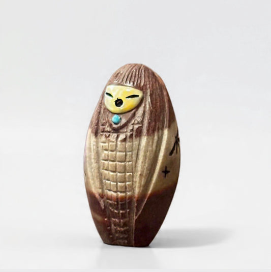 Shiva Lingam Corn Maiden by Kateri Quandelacy Sanchez