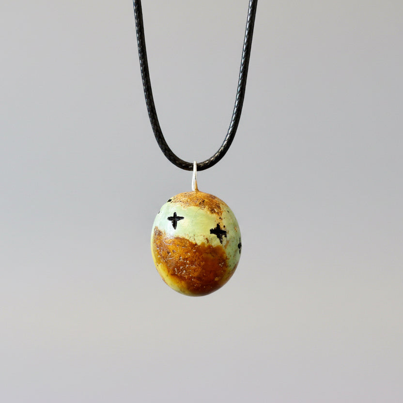 Campo Frio Turquoise Pendant by Kateri Quandelacy Sanchez (Zuni)