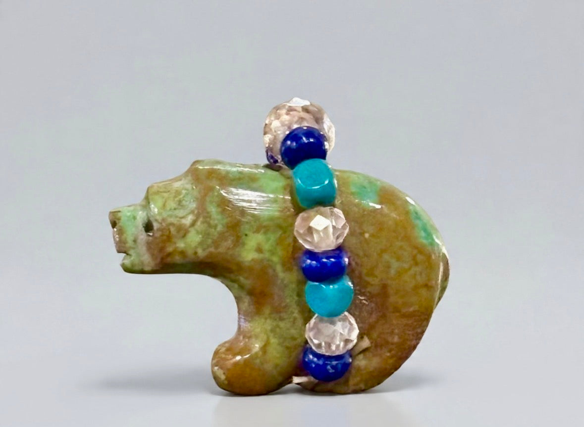 Campo Frio Turquoise Bear by Kateri Quandelacy Sanchez