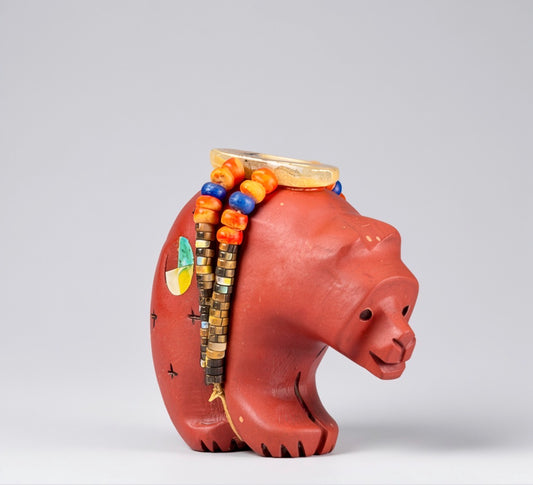 Pipestone Bear by Kateri Quandelacy Sanchez