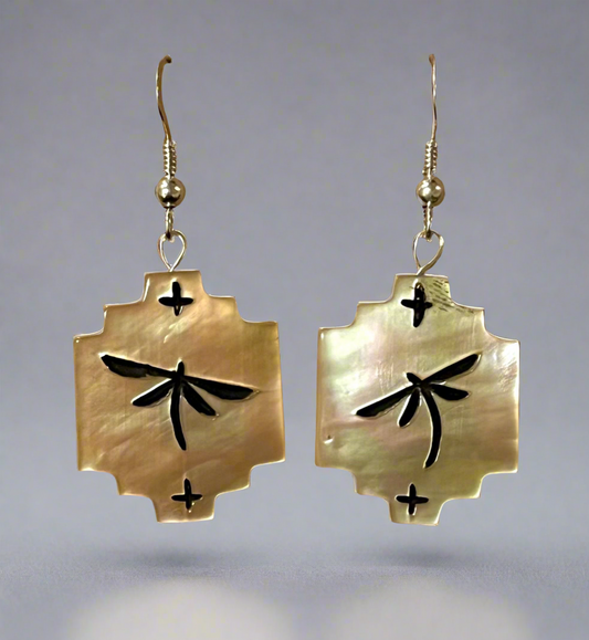 Dragonfly Earrings by Kateri Quandelacy Sanchez