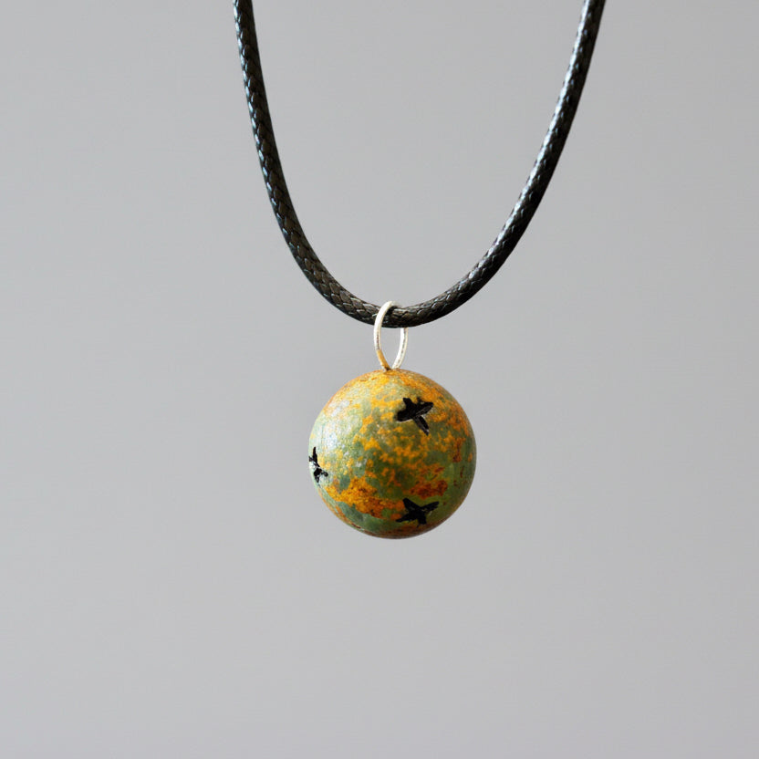 Campo Frio Turquoise Pendant by Kateri Quandelacy Sanchez (Zuni)