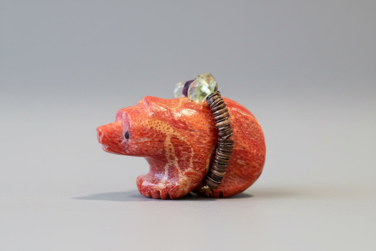 Apple Coral Bear by Kateri Quandelacy Sanchez