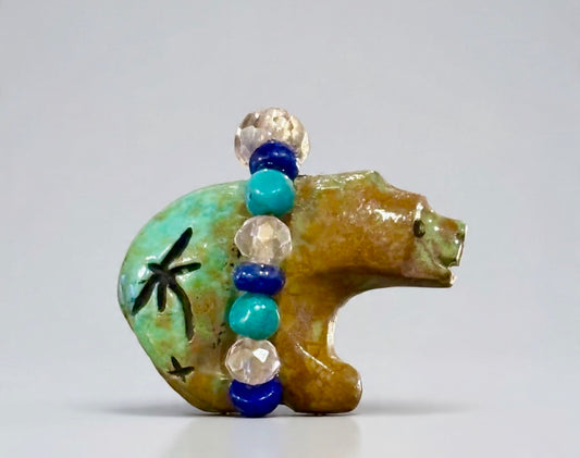 Campo Frio Turquoise Bear by Kateri Quandelacy Sanchez