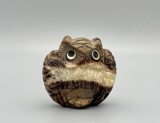 Septarian Nodule Owl by Kateri Quandelacy Sanchez